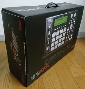 極美品 AKAI ブラック アカイ 打ち込み サンプラー MPC1000BK-N 拡張メモリー EXM128標準装備 DJ 作曲