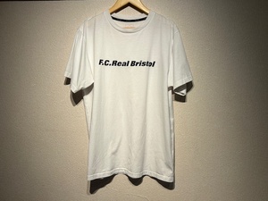 ♪送料無料★F.C.Real Bristol★半袖カットソー★F.C.R.B. AUTHENTIC TEAM TEE★エフシーレアルブリストル★2022AW★FCRB-220064★白★L♪