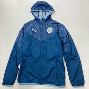 313 PUMA MANCHESTER CITY マンチェスターシティ 20/21 ウォームアップ ジャケット サッカー プレミア トレーニング プーマ 41011AAH