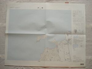 【地図】 沖島 1：25,000 平成4年発行/ 滋賀 近江八幡市 安土町 能登川町 大中の湖干拓地 琵琶湖 関西 国土地理院