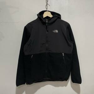 送料無料☆THE NORTH FACE☆ザノースフェイス☆デナリタイプフード付きフリース☆ボーイズXL☆ストリート☆黒☆ポーラテック☆H9ｂ