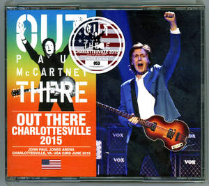 PAUL McCARTNEY : OUT THERE IN CHARLOTTESVILLE 2015 (3CDプレス盤)限定番号入・新品未開封品　LIGHTHOUSE