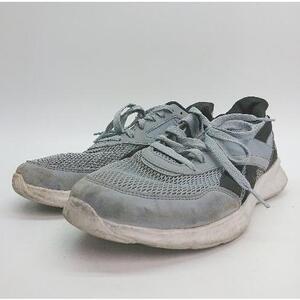 ◇ Reebok リーボック メッシュ ロゴ レースアップ スニーカー サイズ27.5 グレー メンズ E