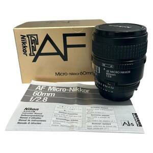 Nikon ニコン Micro-Nikkor 60mm f/2.8 AF カメラレンズ 一眼レフ オートフォーカス 【中古】