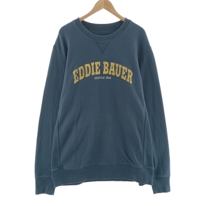 古着 エディーバウアー Eddie Bauer SPORT SHOP リバースウィーブタイプ ロゴスウェットシャツ トレーナー メンズXL相当 /eaa403010