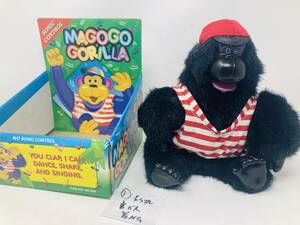 ①junk　Magogo ゴリラ ぬいぐるみ 踊る　歌う　ヴィンテージ レトロ　gorilla　Macarena