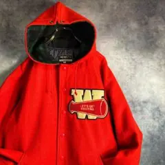 VINTAGE JACKET ヴィンテージ　ジャケット　Wロゴ　ワッペン　赤