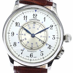 ロンジン LONGINES L2.605.4 ナビゲーション デュアルタイム 自動巻き メンズ _771367