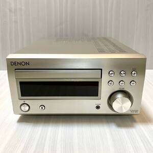 【再生〇】DENON RCD-M41 ディスクリートアンプ搭載 Bluetooth対応 CDレシーバー プレミアムシルバー ※リモコン無し