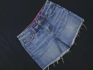 tommy girl トミーガール デニム ショート パンツ sizeL/青 ■◆ ☆ eeb5 レディース