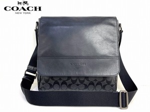 良品★送料無料★ コーチ メンズ COACH ヒューストン シグネチャー マップ バッグ ショルダーバッグ