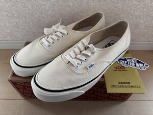 【新品】 VANS バンズ / AUTHENTIC 44 DX Anaheim Factory Collection オーセンティック アナハイム / US11 29cm ホワイト 