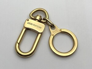 1000円スタート キーリング LOUIS VUITTON ルイヴィトン アノクレ ゴールド 全長8.1×幅1.8cm キーホルダー ブランド小物 11 K3008