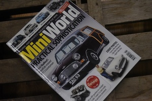 B0132「MINI WORLD」　ミニワールド　カスタム 古本　雑誌 旧車　当時物　ビンテージ　自動車