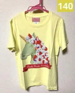 140 ) 未使用　パチパチファクトリー tシャツ　イエロー