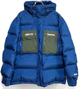 【美品】Supreme GORE-TEX 700-Fill Down Parka（M）ブルー シュプリーム ゴアテックス 700フィル ダウン パーカ フーディー