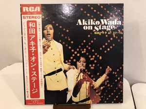 【中古品】和田アキ子/オン　ステージ　JRS-7106 LP 帯付き　美品　#100130