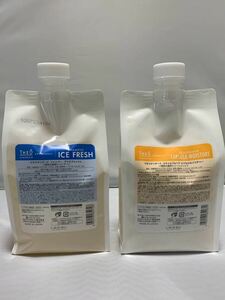 ジオスタンダードアイスフレッシュシャンプー1000ml＆カプセルモイスチャー1000ml