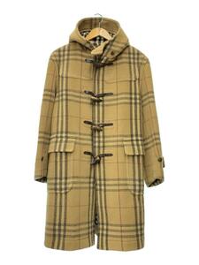 BURBERRY LONDON◆ダッフルコート/M/ウール/CML/チェック/BBN29-323-50//