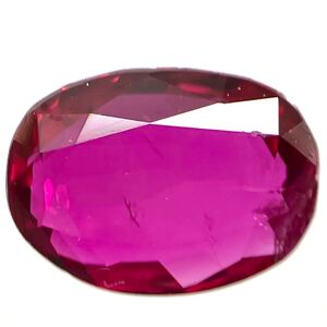 ソ付き!!1円〜!!◆天然ルビー0.637ct◆d 約6.37×4.80×1.97mm ルース 裸石 宝石 コランダム　ruby corundum w3/258