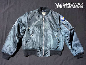 ・USA SPIEWAK&SONS-GOLDEN FLEECE スピワック ゴールデンフリース MA-1 ネイビー フライトジャケット 40・