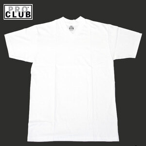 白 S スモール PROCLUB プロクラブ プレーン Vネック Tシャツ ホワイト 半袖 無地 LA USA アメリカ 輸入 コンフォート PRO CLUB プレーン