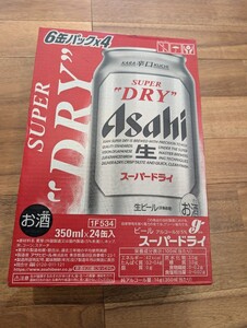 ■アサヒ　スーパードライ　350ml×24缶　2024年11月製造　Asahi　SUPER　DRY　生ビール　1ケース■