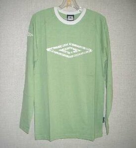 アンブロ：コットングラフィックロングTシャツDKLY　L☆新品即決