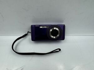 S2185)PENTAX Optio LS 465 パープル ペンタックス　動作品 電池がない