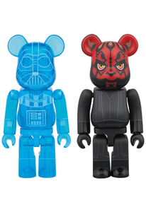 ベアブリック 「DARTH VADER（HOLOGRAPHIC Ver.） & DARTH MAUL BE@RBRICK STAR WARS 2PACK」 スター・ウォーズ ダース・ベイダー モール