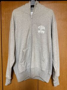 PIZZA ZIP HOODIE PIZZA OF DEATH パーカー サイズL