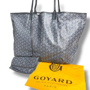 J6374 ゴヤール サンルイGM saint louis トートバッグ ブラック GOYARD