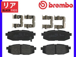 ブレンボ ブレーキパッド インプレッサ (GV系) GVF STi 標準ブレーキキャリパーにのみ適合 リア ブラックパッド brembo 送料無料