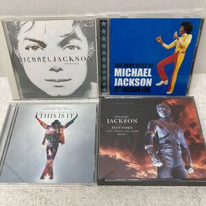 I1209A3 まとめ★マイケル・ジャクソン MICHAEL JACKSON CD 4巻セット 音楽 洋楽 / ヒストリー / THIS IS IT / INVINCIBLE 他