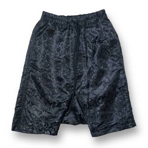 22SS JUNYA WATANABE MAN Print Sarrouel Short Pants Black プリントサルエルショートパンツ XS ブラック ジュンヤワタナベマン