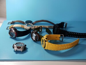 10 G-SHOCK BABY-G 他 ジャンクセット部品取りに ７本まとめて　GW-5510 DW-9500 G-600 G-302 GT-000 BG-10 スマートウォッチ　稼働品あり