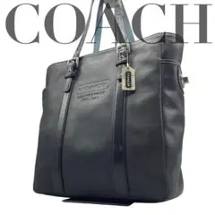 COACH トートバッグ 9762 シルバー金具 チャーム レザー