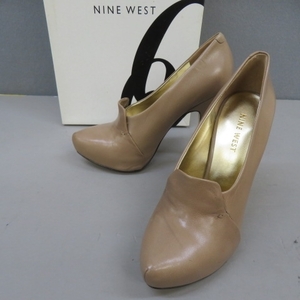 G171★NINE WEST ナインウエスト パンプス 5M グレージュ 1/17★A