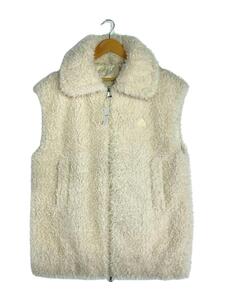 MONCLER◆22-23AW/ACHARD GILET/アチャード/3/フェイクファー/ホワイト/1A000-23-18193