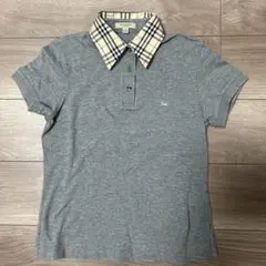 BURBERRY LONDON バーバリー S M 半袖　ポロシャツ　グレー