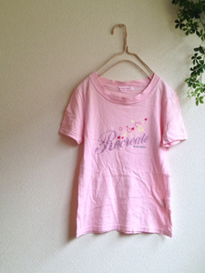 ★Pinky Girls★ハートが可愛いピンクのTシャツ★M★