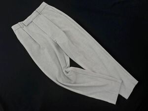 le.coeur blanc ルクールブラン タック テーパード パンツ size36/グレー ■■ ☆ eea2 レディース