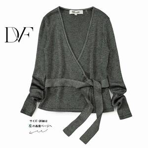 美品★DVFダイアン3.5万★Psize/7号★ニットカーディガンR019