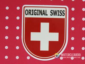 ▽▼33095-ExHS▼▽[NOSTALGIC-STICKER＊TRAVEL] ORIGINAL SWISS