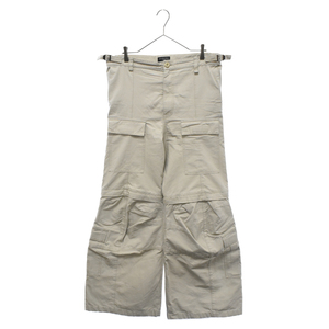 BALENCIAGA バレンシアガ FLARED CARGO PANTS フレアカーゴロングパンツ ベージュ 768810 TKP27