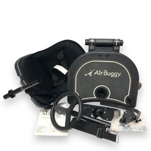 ▼AirBuggy エアバギー 2WAY BOARD ツーウェイボード 子ども移動用品 ハンドル付き座席シート ブラック RA7536