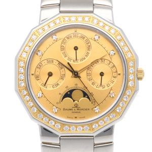ボーム＆メルシェ リビエラ 腕時計 時計 ステンレススチール 6131.8 クオーツ メンズ 1年保証 Baume & Mercier 中古