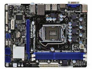 ASRock H61M-HVS マザーボード Intel H61 LGA 1155 Micro ATX メモリ最大16G対応 保証あり　