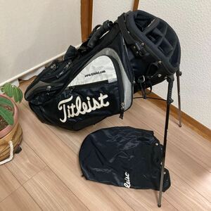 Titleist タイトリスト スタンドキャディバッグ　ブラック　黒　 軽量　 ゴルフバッグ　 スタンド式 