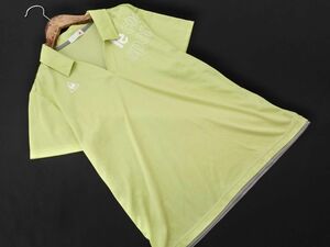 le coq sportif ルコックスポルティフ プリント ポロシャツ size0/薄緑 ■◆ ☆ ega1 レディース